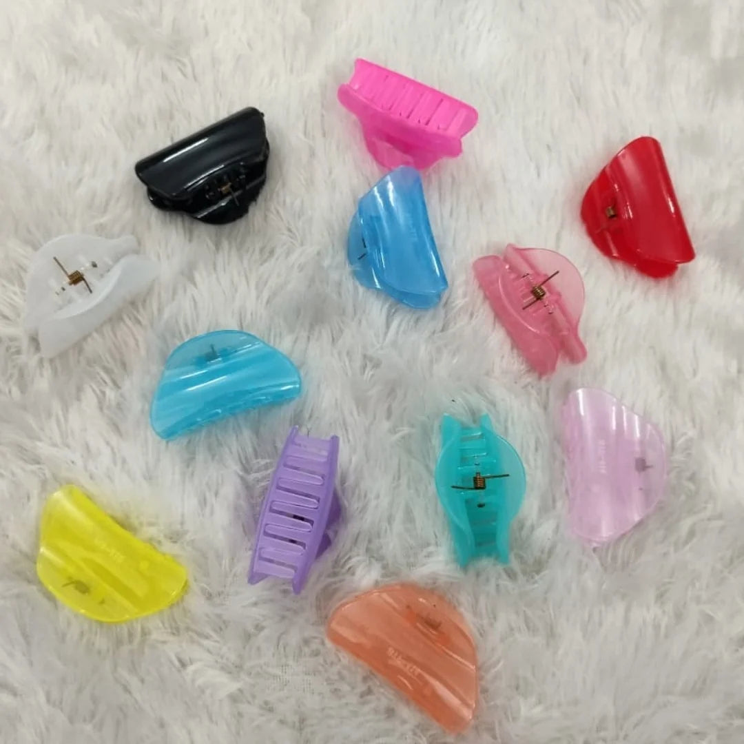 Jelly Hair Claw – Pack of 12 Pcs