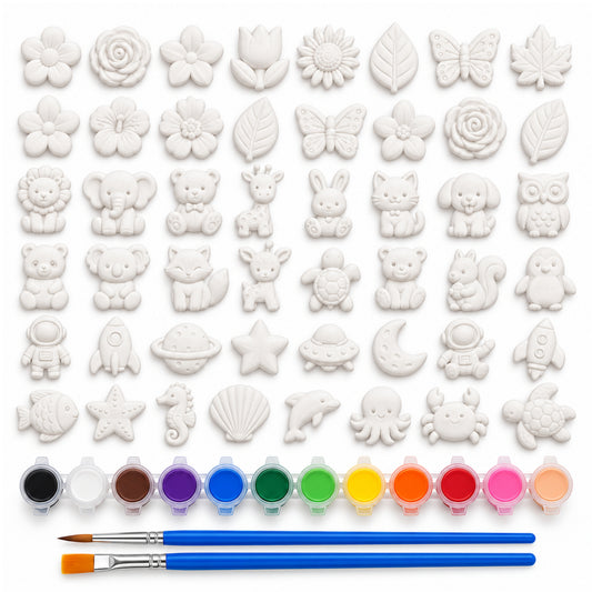 Flowers. Leaves and Animals 40 Pcs (ID1188)