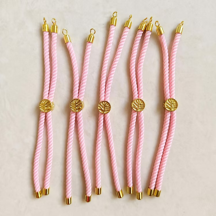 Pink Adjustable Rakhi Slider Pair