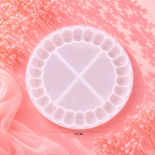 13cm Round Bubble Tray Silicone Mould for Resin Art