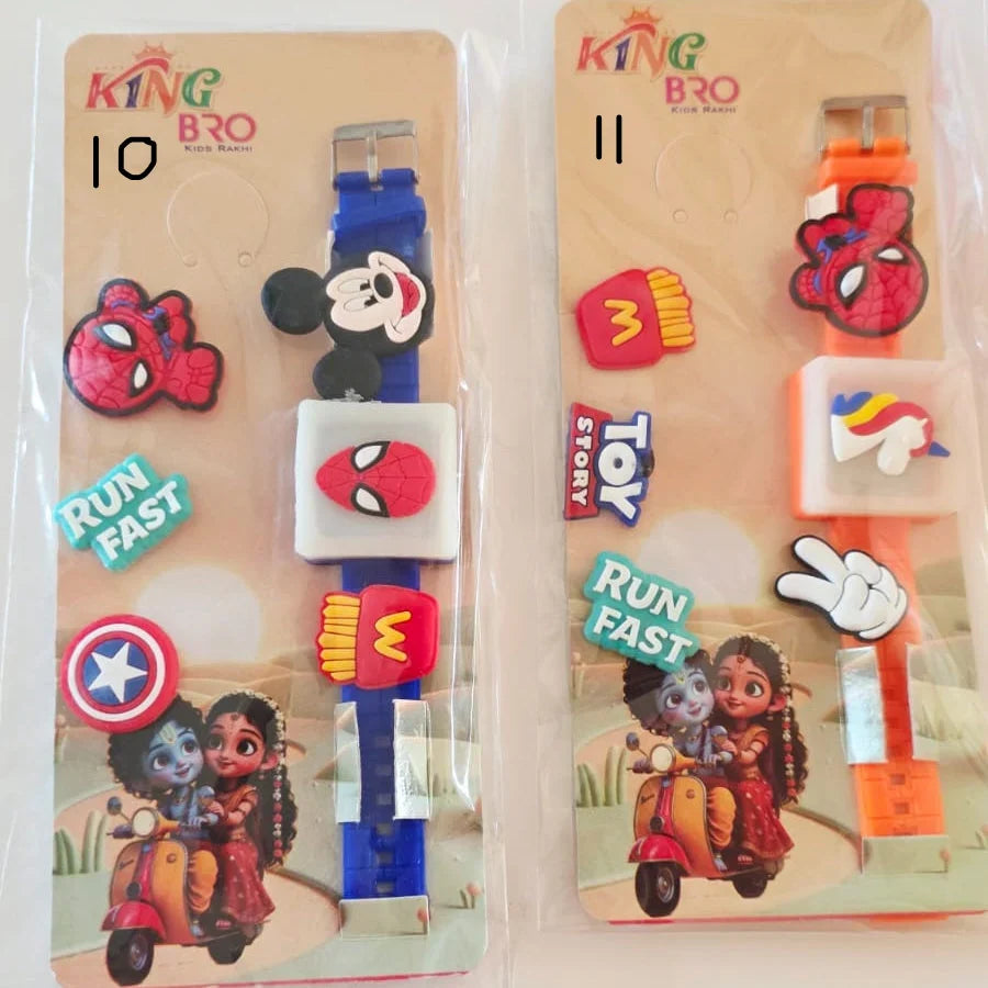 DIY Charm Rakhi Band with Changeable Charms for Kids (Check Images for designs)