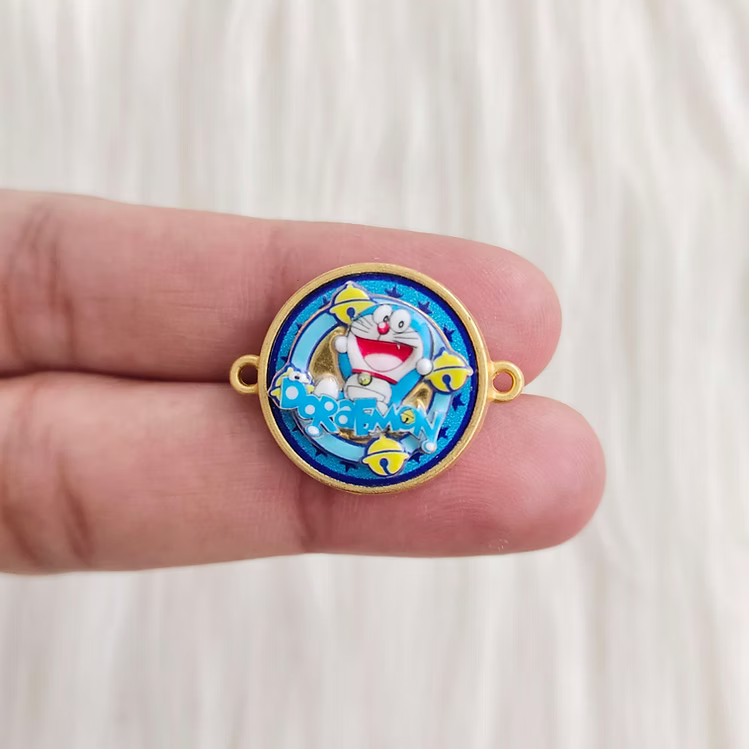 Doreamon Metal Spinner Rakhi Charm