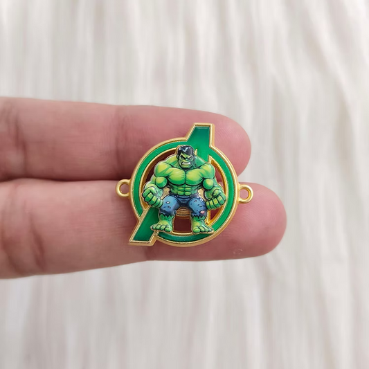 Hulk Metal Spinner Rakhi Charm